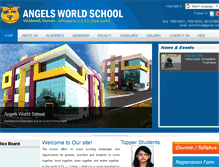 Tablet Screenshot of angelsworldschool.com